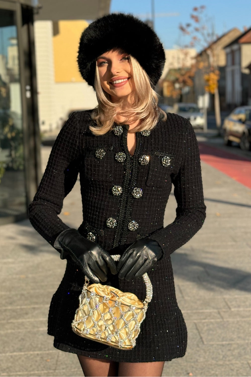 Robe en tricot longueur genou Colette™
