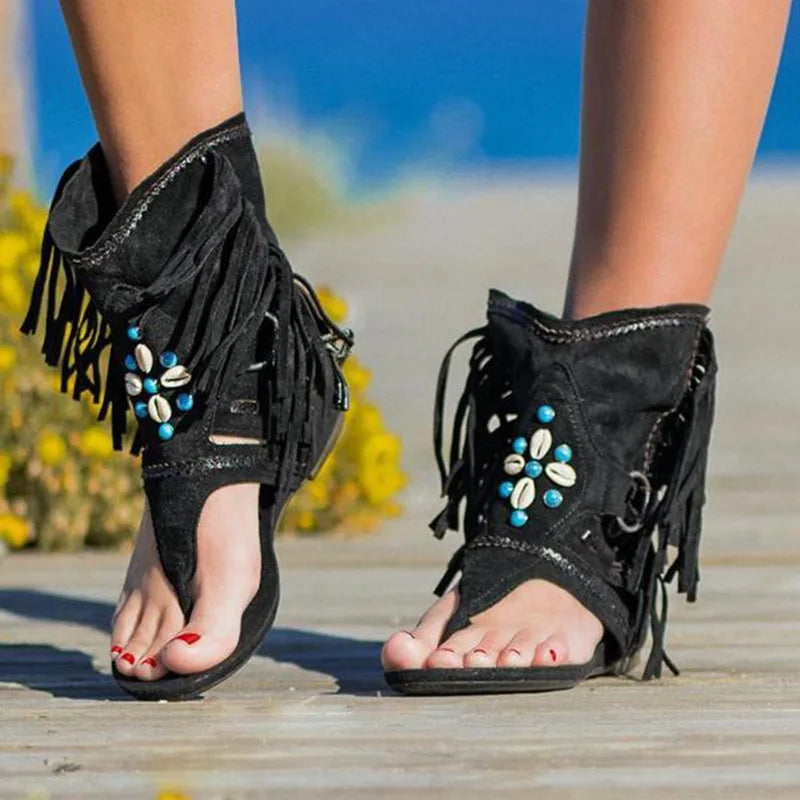 Farrah™ - Fringe Boho Sandals